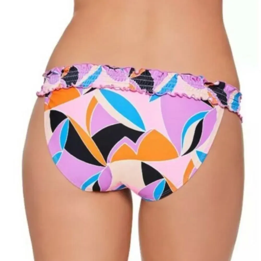 Salt+Cove Kaleidescope Smocked Bikini Swim Bottom